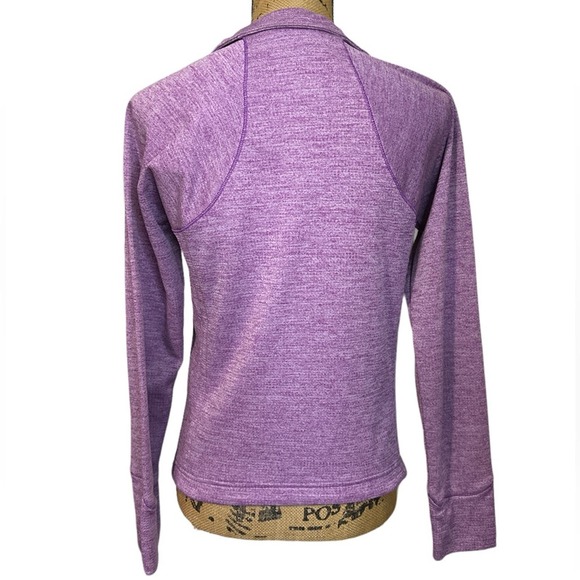 Reebok Purple Zip Up Light Running Jacket size Small Women's - Picture 3 of 5